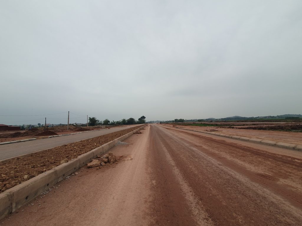 Trục đường chính trong dự án kết nối quốc lộ 1, cầu vượt với đường gom cao tốc Bắc Giang - Lạng Sơn