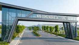 cổng chào cụm công nghiệp số 10 Quang Vinh Hưng Yên